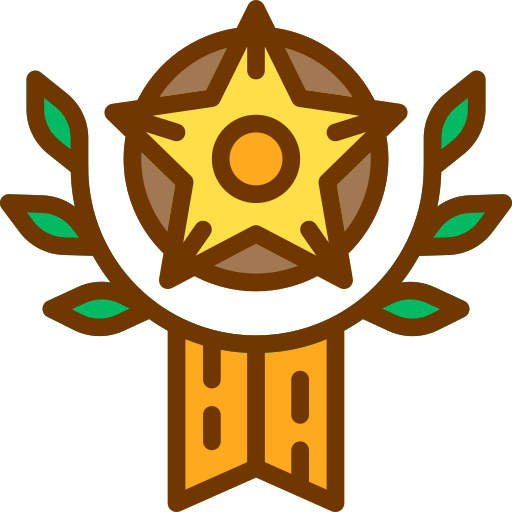 medal Berkahicon Lineal Color ikona