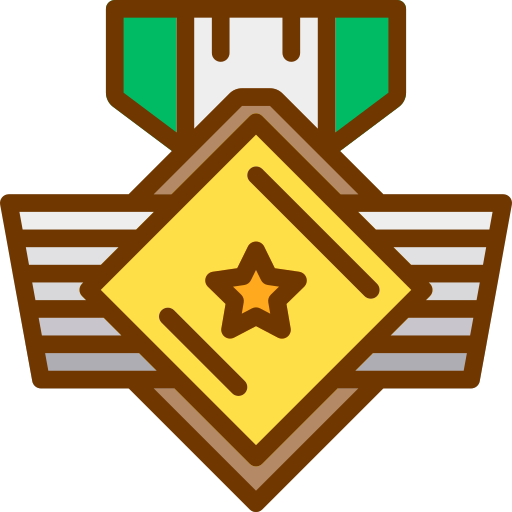 medal Berkahicon Lineal Color ikona