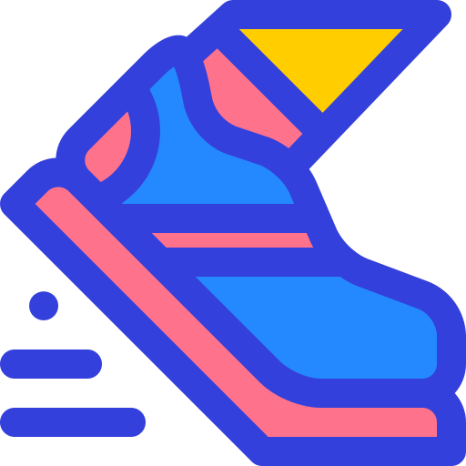 Running Berkahicon Lineal Color icon