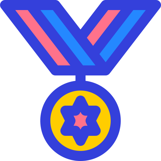 Medal Berkahicon Lineal Color icon