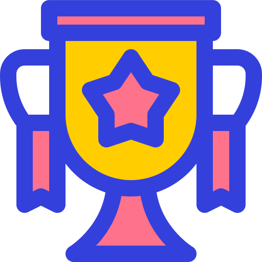 Trophy Berkahicon Lineal Color icon