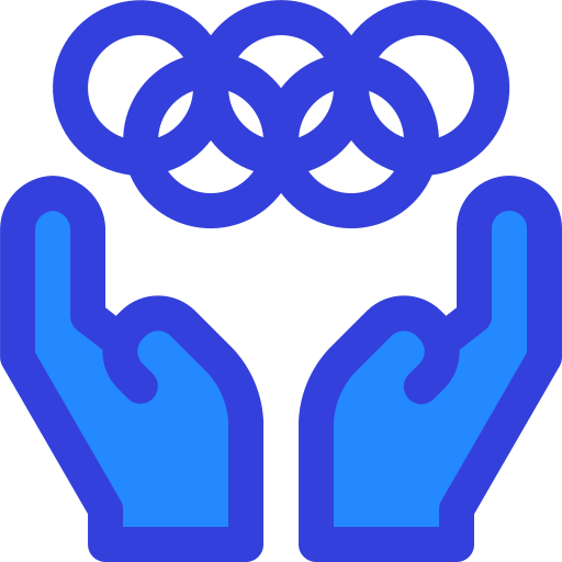 olympische spelen Berkahicon Lineal Color icoon