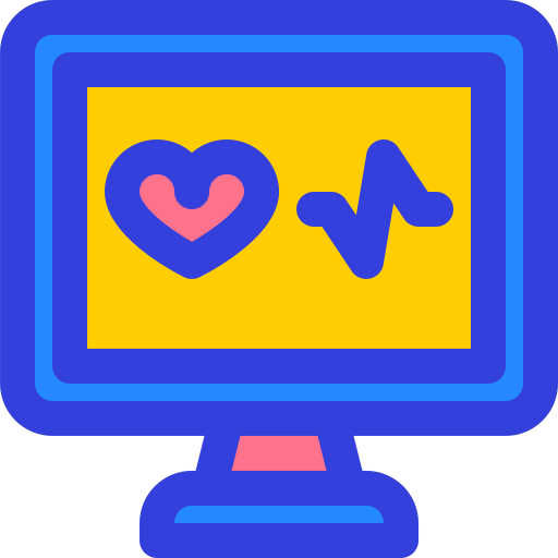 Cardiogram Berkahicon Lineal Color icon
