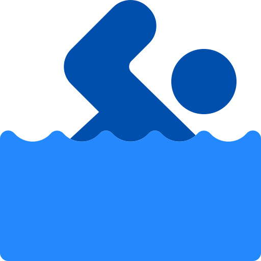 zwemmen Berkahicon Flat icoon