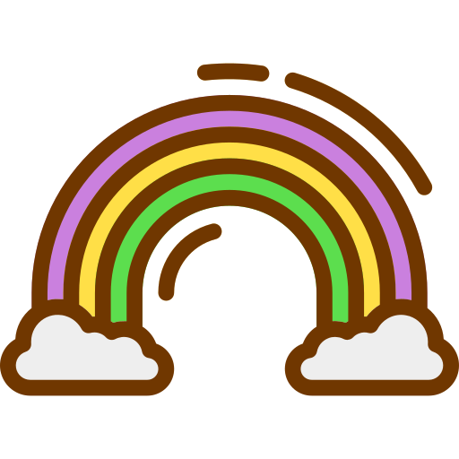 Rainbow Berkahicon Lineal Color icon