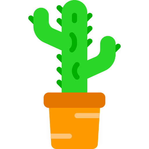 kaktus Berkahicon Flat ikona
