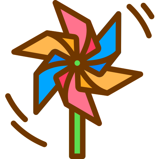 Pinwheel Berkahicon Lineal Color icon
