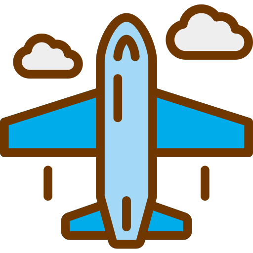 비행기 Berkahicon Lineal Color icon