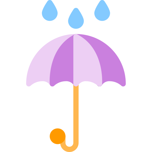 Paraguas Berkahicon Flat icono