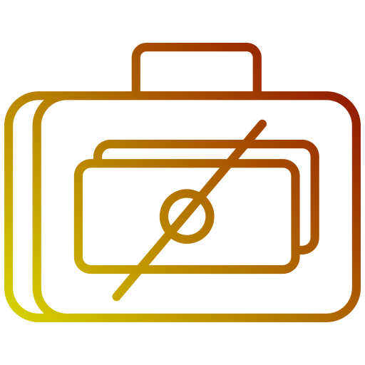 maleta Generic gradient outline icono