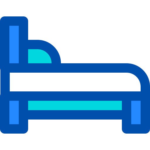 ベッド Berkahicon Lineal Color icon
