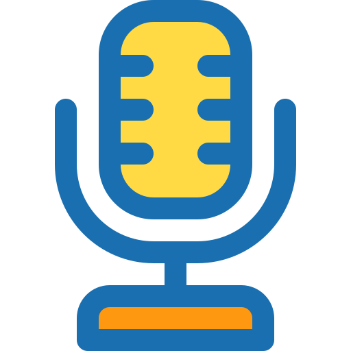 Micrófono Berkahicon Lineal Color icono