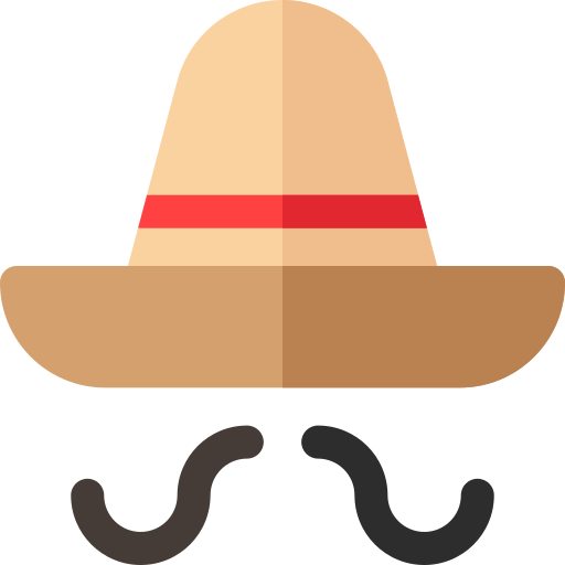 メキシカンハット Basic Rounded Flat icon