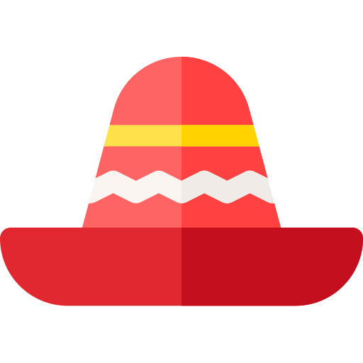 cappello messicano Basic Rounded Flat icona