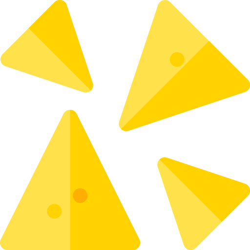 nachos Basic Rounded Flat icona
