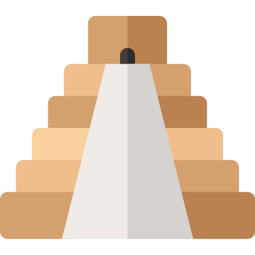 Chichen itza pyramid Basic Rounded Flat icon