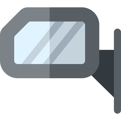 バックミラー Basic Rounded Flat icon