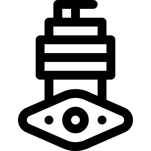 silnik samochodowy Basic Rounded Lineal ikona