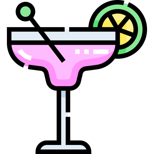 cocktail Detailed Straight Lineal color icon
