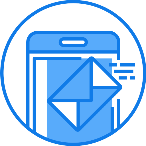Email Justicon Blue icono