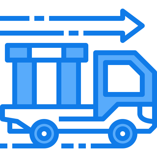 vrachtwagen Justicon Blue icoon