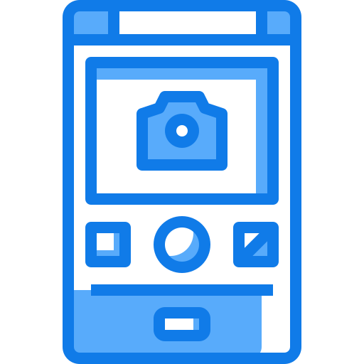 Smartphone Justicon Blue icon