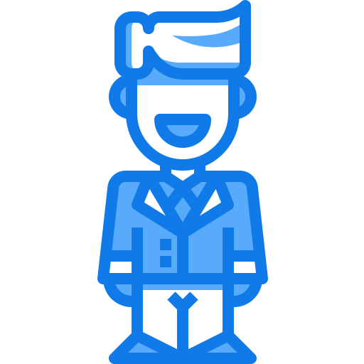 Businessman Justicon Blue icon