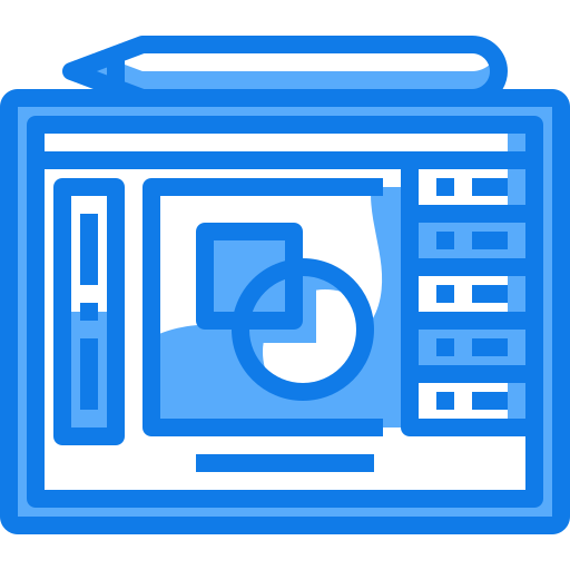 Graphic tablet Justicon Blue icon
