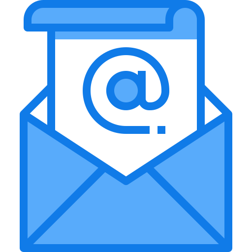 e-mail Justicon Blue icona