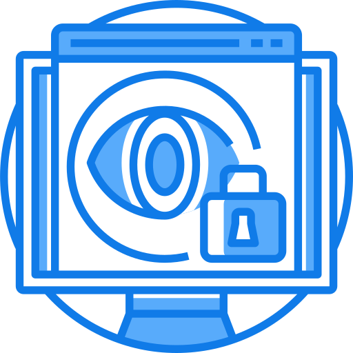 Seguridad Justicon Blue icono