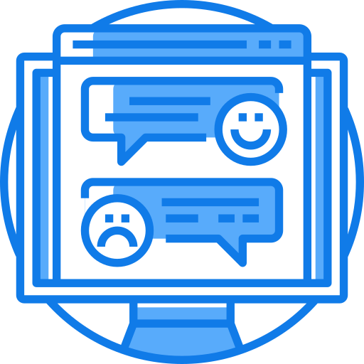 Chat Justicon Blue icon
