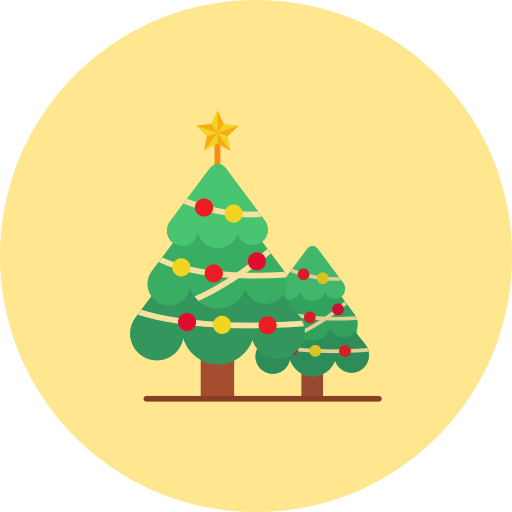 árbol de navidad Generic color fill icono