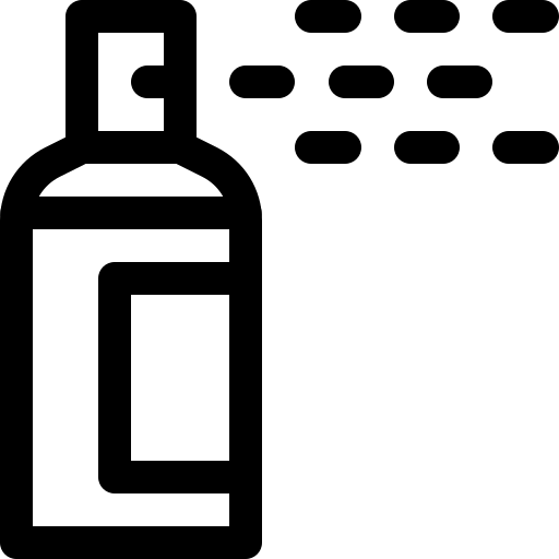 Aerosol Basic Rounded Lineal icono