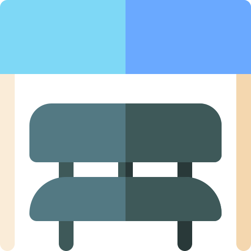 Bench Basic Rounded Flat icon