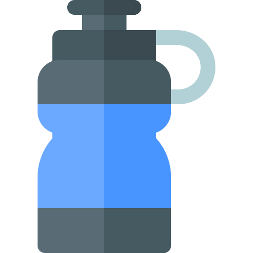 Botella Basic Rounded Flat icono