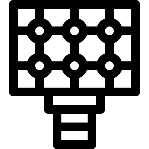 elektronika Basic Rounded Lineal ikona