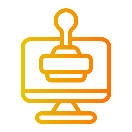 computadora Generic gradient outline icono