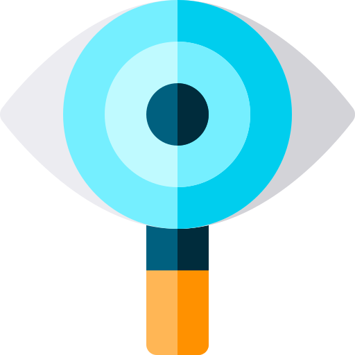 Eyeball Basic Rounded Flat icon