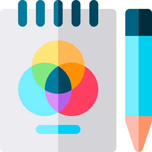 kunst und design Basic Rounded Flat icon
