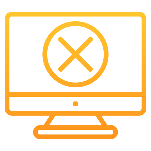 monitor Generic gradient outline icono
