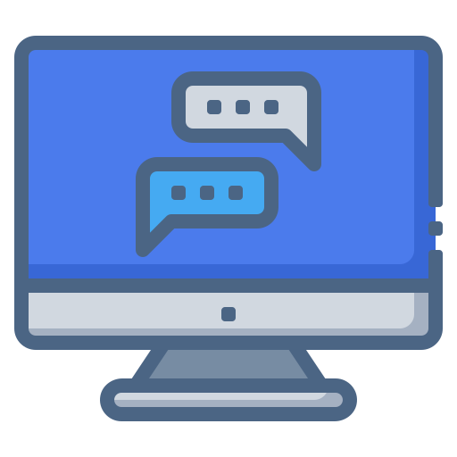 monitor Generic color lineal-color icono