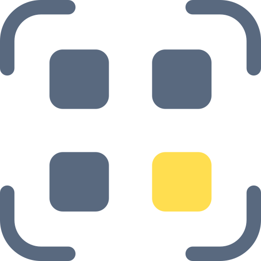 código qr Generic color fill icono