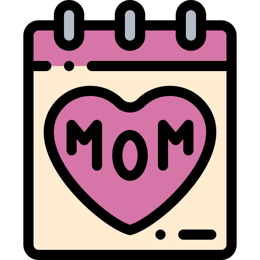 Mothers day Detailed Rounded Lineal color icon