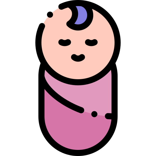 bébé Detailed Rounded Lineal color Icône