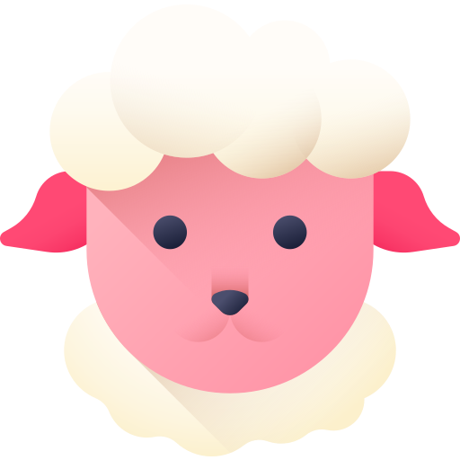 Овца 3D Color иконка