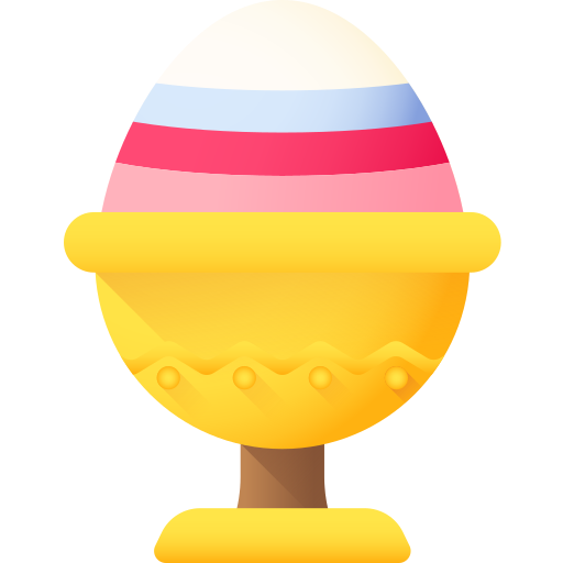 paas eieren 3D Color icoon
