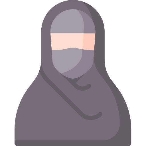 Muslimah Special Flat icon