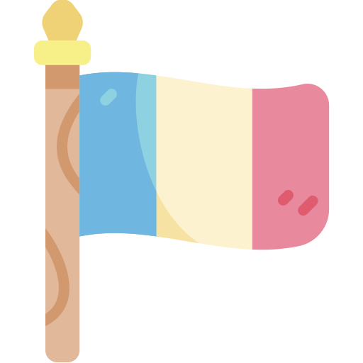 France Kawaii Flat icon