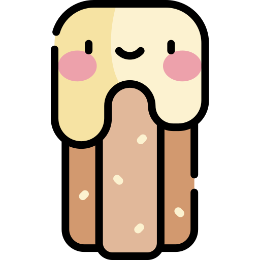 Churros Kawaii Lineal color icon