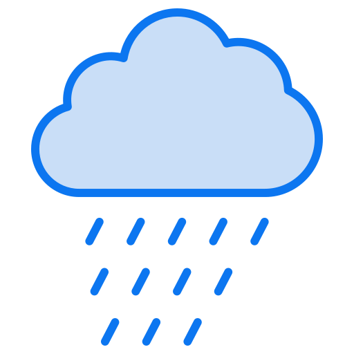 lluvia Generic color lineal-color icono